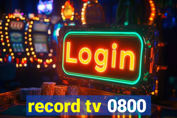 record tv 0800